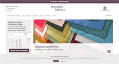 Desktop Screenshot of modellifabrics.com