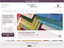 Tablet Screenshot of modellifabrics.com